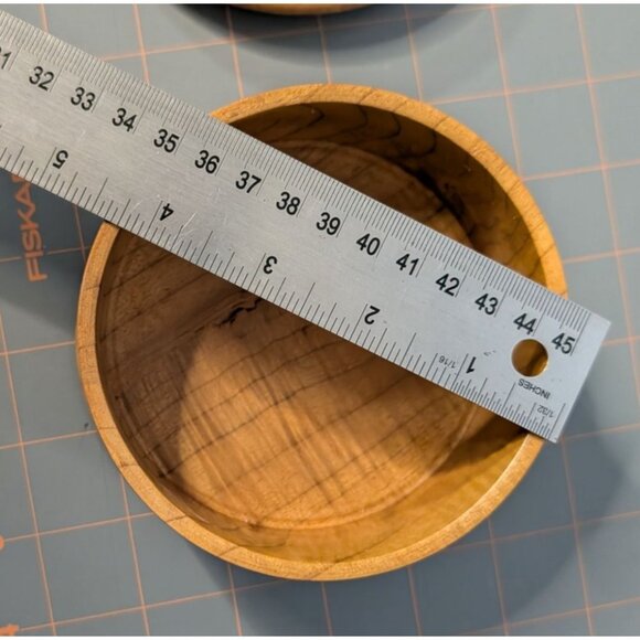 Handcrafted Wooden Trinket Box With Lid - Picture 8 of 12